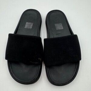 Lululemon Restfeel Womens Size 5 Black Slide Sandals